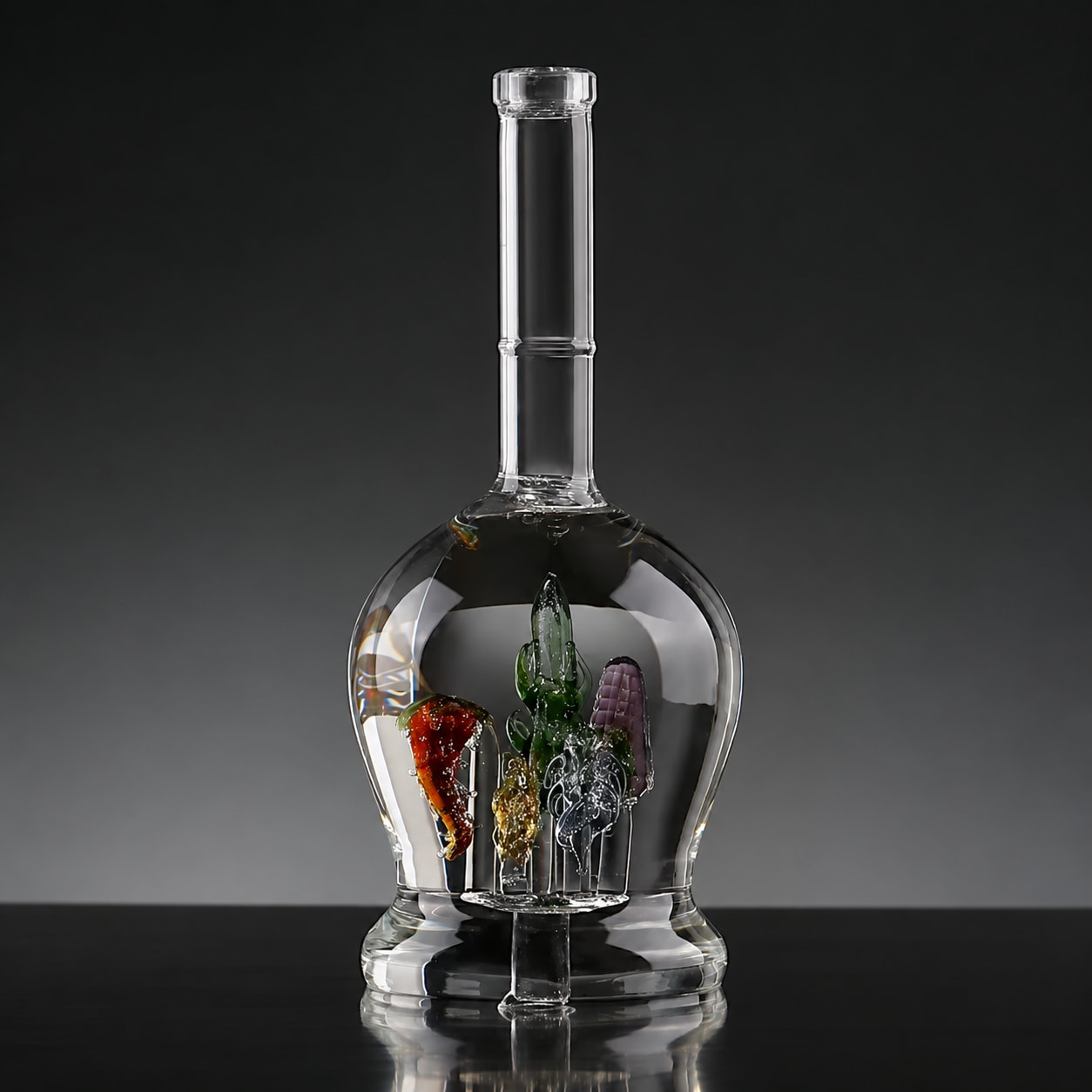 Sculpture insert bottles
