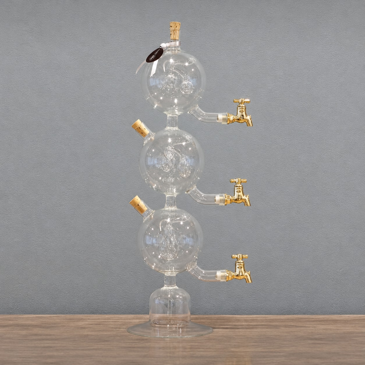 Stacked globe dispenser